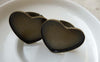 Accessories - 10 Pcs Antique Bronze Adjustable Heart Ring Blank Shank Base With 25mm Bezel A6173
