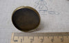 Accessories - 10 Pcs Antique Bronze Adjustable Round Ring Blank Shank Base With 25mm Bezel A7106