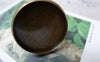 Accessories - 10 Pcs Antique Bronze Adjustable Round Ring Blank Shank Base With 25mm Bezel A7106