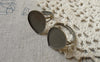 Accessories - 10 Pcs Antique Bronze Adjustable Tear Drop Ring Blank Shank Base With 13x18mm Bezel A6175