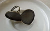 Accessories - 10 Pcs Antique Bronze Adjustable Tear Drop Ring Blank Shank Base With 18x25mm Bezel A6174