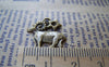 Ocean, Weather & Symbols - 10 pcs Antique Bronze Aries The Ram Constellation Charms 16mm A880