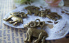 Ocean, Weather & Symbols - 10 pcs Antique Bronze Aries The Ram Constellation Charms 16mm A880