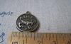 Ocean, Weather & Symbols - 10 pcs Antique Bronze Aries Ram Constellation Charms Pendants A1935