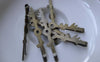 Hair Accessories - 10 pcs Antique Bronze Bobby Pin Hair Barrette Clips 45mm A7547