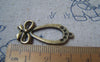Holidays & Special Occassions - 10 pcs Antique Bronze Bowknot Bow Tie Connectors Charms A4863