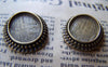 Accessories - 10 Pcs Antique Bronze Cameo Base Settings Match 13x18mm Cabochon A3222