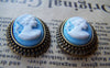 Accessories - 10 Pcs Antique Bronze Cameo Base Settings Match 13x18mm Cabochon A3222