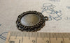 Accessories - 10 Pcs Antique Bronze Cameo Base Settings Match 14x18mm Cabochon A5498