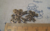 Accessories - 10 Pcs Antique Bronze Double Butterfly Bow Charms 22x32mm A3103