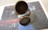 Accessories - 10 Pcs Antique Bronze Double Twisted Ring Blank Shank Base With Size 12mm Bezel A7328