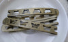 Hair Accessories - 10 pcs Antique Bronze Butterfly Bobby Pin Hair Clips 53mm A7526