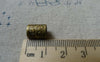 Accessories - 10 Pcs Antique Bronze Flower Tube Cylinder Beads Pendant 10mm A5689