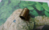 Accessories - 10 Pcs Antique Bronze Flower Tube Cylinder Beads Pendant 10mm A5689