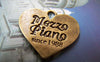 Accessories - 10 Pcs Antique Bronze Heart Charms 21x23mm A559