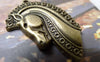 Accessories - 10 Pcs Antique Bronze Horse Head Pendants Charms 25x40mm A6726