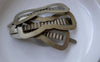 Accessories - 10 Pcs Antique Bronze Huge Bowtie Bobby Pin Hair Clips 53mm A7531