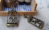 Accessories - 10 Pcs Antique Bronze Merry Go Round Carousel Charms 14x32mm A3429