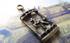 Accessories - 10 Pcs Antique Bronze Merry Go Round Carousel Charms 14x32mm A3429