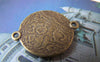 Base Setting - 10 pcs Antique Bronze Base Pendant Connectors Match 18mm Cab A4526