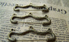Brooches - 10 pcs Antique Bronze 3 Loops Bow Safety Pins Broochs A1764