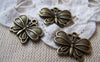 Accessories - 10 Pcs Antique Bronze Tiny Butterfly Charms 14x18mm A751