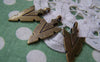 Accessories - 10 Pcs Antique Bronze Triangle Arrow Symbol Charms 16x31mm A1436