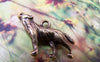 Accessories - 10 Pcs Antique Bronze Wolf Howling Charms Pendants 20x26mm A3894