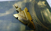 Accessories - 10 Pcs Antique Gold Triangle Arrow Symbol Charms 16x31mm A5681
