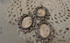 Accessories - 10 Pcs Antique Silver Cameo Base Settings Match 13x18mm Cabochon A7477