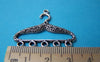 Accessories - 10 Pcs Antique Silver Chandelier Clothes Hanger Charms 30x35mm A1677