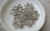 Accessories - 10 Pcs Antique Silver Double Happiness Wedding Decoration Charms 24x31mm A7302