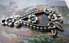 Accessories - 10 Pcs Antique Silver Filigree Flower Chandelier Earring Drops Pendant Charms 25x43mm A6338