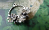 Accessories - 10 Pcs Antique Silver Filigree Lucky Flower Drop Chandelier Earring Pendant Charms 20x20mm A7271