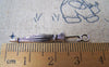 Accessories - 10 Pcs Antique Silver Folded Umbrella Charms Pendants 6x35mm A2977