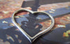 Accessories - 10 Pcs Antique Silver Heart Frame Charms 22x28mm A2724