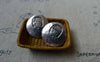 Accessories - 10 Pcs Antique Silver Japanese Girl Metal Buttons Charms 20mm A5477