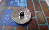 Accessories - 10 Pcs Antique Silver Japanese Girl Metal Buttons Charms 20mm A5477