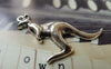 Accessories - 10 Pcs Antique Silver Kangaroo Pendants Charms 32x39mm A6557