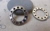 Accessories - 10 Pcs Antique Silver Mechanical Watch Movement Gear Charm 25mm A7334