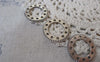 Accessories - 10 Pcs Antique Silver Mechanical Watch Movement Gear Charm 25mm A7334