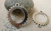 Accessories - 10 Pcs Antique Silver Mechanical Watch Movement Gear Charms Connectors 24x28mm A6296