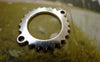 Accessories - 10 Pcs Antique Silver Mechanical Watch Movement Gear Charms Connectors 24x28mm A6296