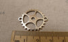 Accessories - 10 Pcs Antique Silver Mechanical Watch Movement Gear Charms Connectors 25x28mm A7331