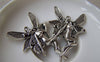 Accessories - 10 Pcs Antique Silver Naked Fairy Charms Size 29x43mm A1966