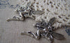 Accessories - 10 Pcs Antique Silver Naked Fairy Charms Size 29x43mm A1966
