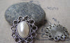 Accessories - 10 Pcs Antique Silver Oval Cameo Cabochon Base Settings Match 10x14mm Cabochon A3221