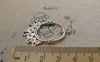 Accessories - 10 Pcs Antique Silver Oval Chandelier Earring Drops Charms Connectors 23x35mm A6299