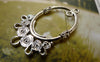 Accessories - 10 Pcs Antique Silver Oval Chandelier Earring Drops Charms Connectors 23x35mm A6299