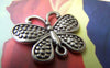 Accessories - 10 Pcs Antique Silver Pewter Butterfly Charms 20x25mm A791